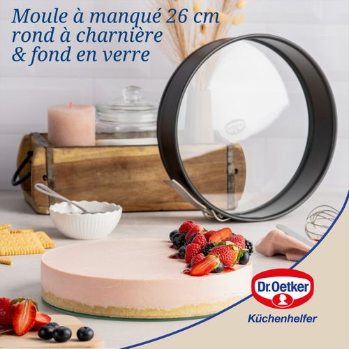 Ensemble De 2 Moules à Manqué à Charnière 26 Cm Dr.oetker Tradition