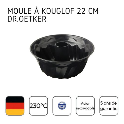 Ensemble De 2 Moules à Kougelhopf 22 Cm Dr.oetker Tradition