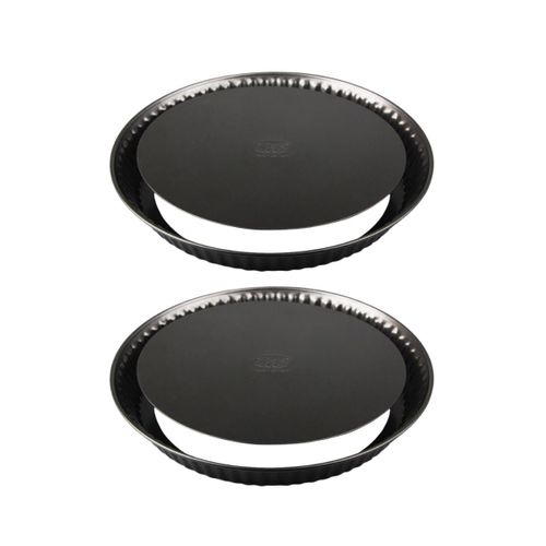 Ensemble De 2 Moules à Tartes 26 Cm Avec Fond Amovible Dr. Oetker Tradition