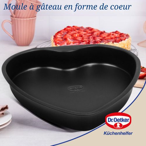 Ensemble De 2 Moules à Gâteau Cœur 24 Cm Dr Oetker Tradition