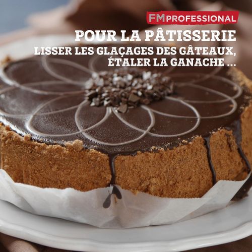 Ensemble De 2 Spatules à Crêpes Inox 25,9 Cm Pâtisserie