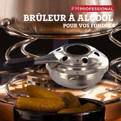 Ensemble De 2 Brûleurs Alcool Fondue Savoyarde Fm Professional