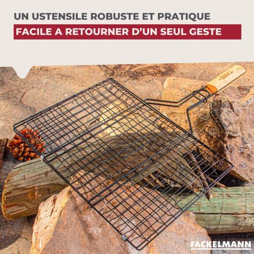 Ensemble De 2 Grilles De Barbecue 35 X 25,5 X 54 Cm Bbq Edition