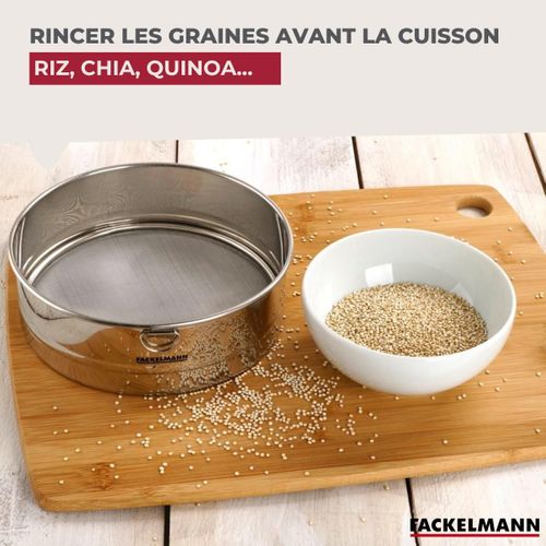 Ensemble De 2 Tamis De Cuisine Inox Extra Fin - Basic - 18 Cm