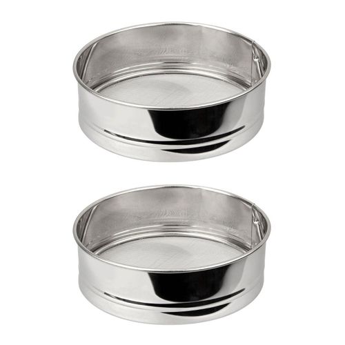 Ensemble De 2 Tamis De Cuisine Inox Extra Fin - Basic - 18 Cm