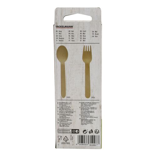 Ensemble De 60 Couteaux En Bois Jetables Move