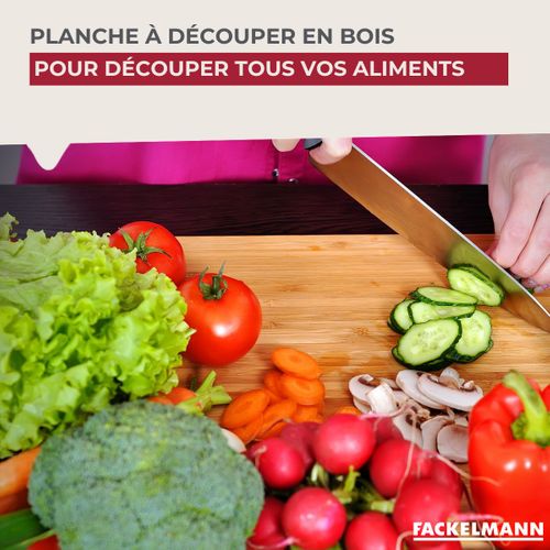 Ensemble De 4 Planches à Découper En Bois 38 X 18 Cm Wood Edition