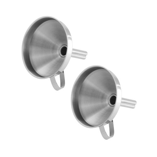 Ensemble De 2 Entonnoirs De Cuisine Inox 10 Cm De Diamètre