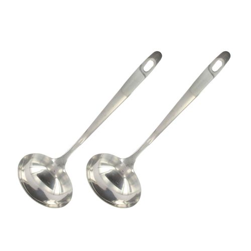 Ensemble De 2 Louches De Cuisine Inox 28 Cm Oxford