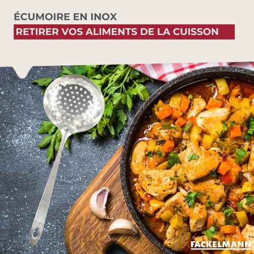 Ensemble De 2 Ecumoires Inox 32 Cm Oxford