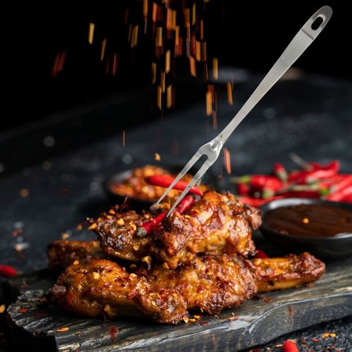 Ensemble De 2 Fourchettes à Viande Et Pour Barbecue 2 Piques 30,5 Cm Oxford