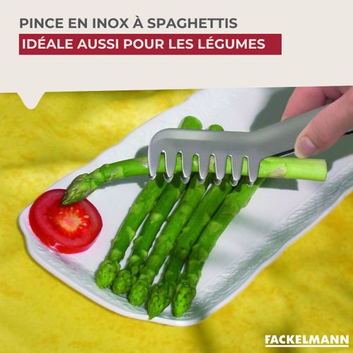 Ensemble De 2 Pinces à Spaghettis, De Cuisine En Acier Inoxydable 19 Cm