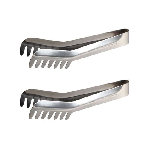 Ensemble De 2 Pinces à Spaghettis, De Cuisine En Acier Inoxydable 19 Cm