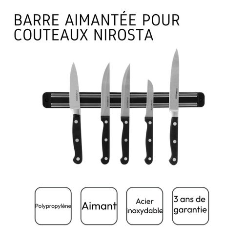 Ensemble De 2 Barres Aimantées Pour Couteaux Et Ustensiles En Métal Divers