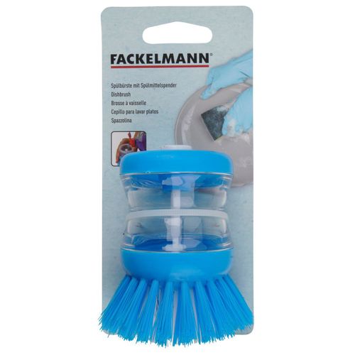 Ensemble De 2 Brosses à Vaisselle Avec Réservoir Pour Liquide Vaisselle Tecno