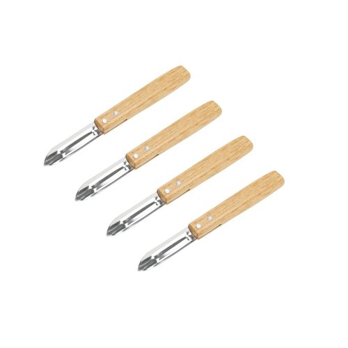 Ensemble De 4 Eplucheurs Econome Nature 16 Cm