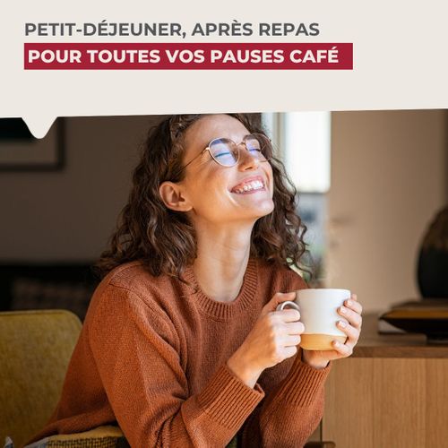 Ensemble De 4 Capsules à Café Réemployables Compatibles Senseo Petit Déjeuner