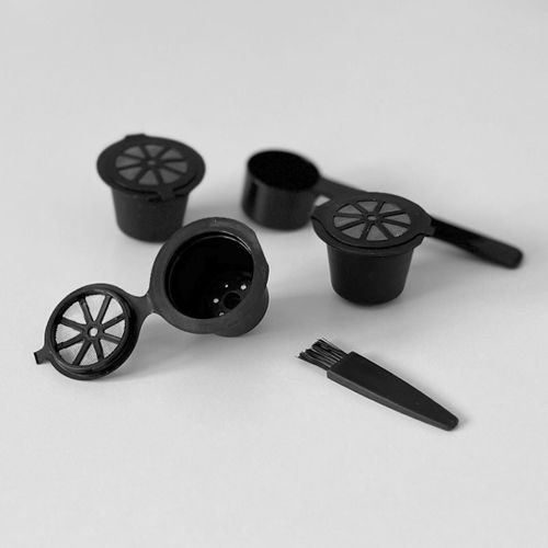 Ensemble De 2 Set De 3 Capsules Nespresso Réemployables Petit Déjeuner