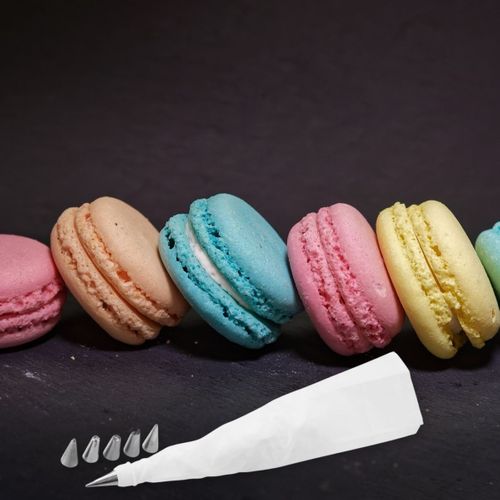 Ensemble De 2 Poches à Douille Et 6 Embouts En Inox 33 Cm Smart Pastry