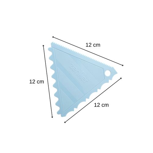 Ensemble De 2 Lisseurs Gâteau à Trois Côtés Pour Cake Design Sweet Sensation