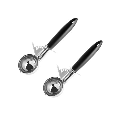 Ensemble De 2 Cuillères à Glace Avec Fonction Éjection 21 Cm Basic