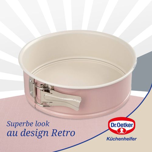 Ensemble De 2 Moules à Manqué à Charnière 20 Cm Dr. Oetker Rétro
