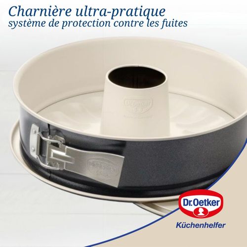 Ensemble De 2 Moules à Manqué Et à Savarin Double Fond 28 Cm Back Trend