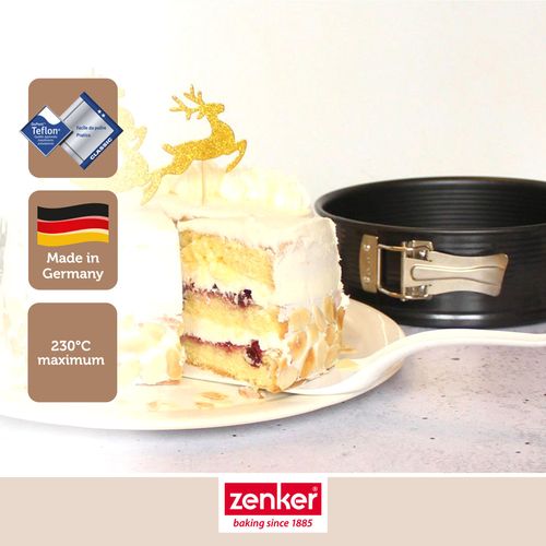 Ensemble De 2 Moules à Manqué à Charnière 20 Cm Black Metallic