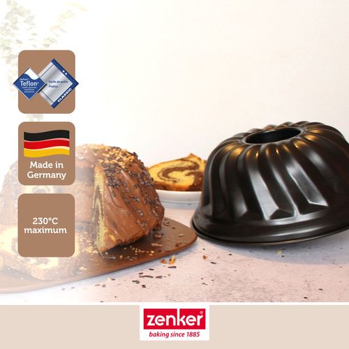 Ensemble De 2 Moules à Kouglof 22 Cm Black Metallic