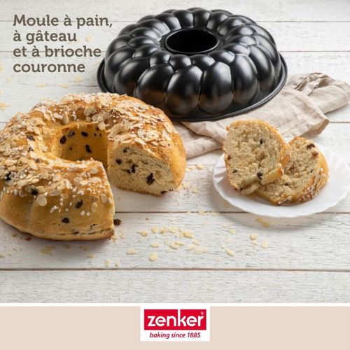 Ensemble De 2 Moules à Pain Avec Cheminée 32 Cm Black Metallic