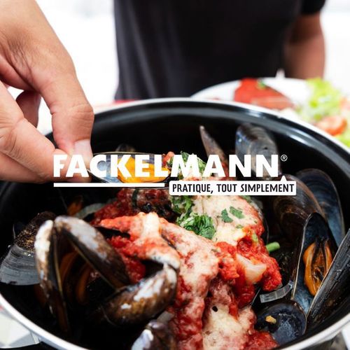 Ensemble De 2 Marmites à Moules - Emaillée - 20,5 X 26 X 17,5 Cm