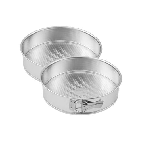 Ensemble De 2 Moules à Manqué à Charnière 28 Cm Silver