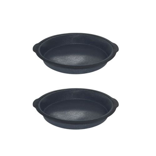 Ensemble De 2 Moules à Manqué 25 Cm Silicone Fibre De Verre