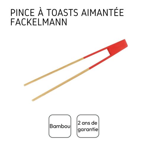 Ensemble De 2 Pinces De Cuisine Aimantée En Bois 24 Cm Wood Edition