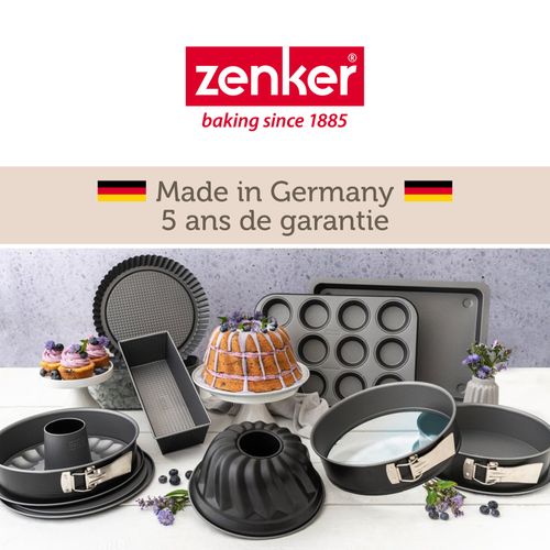 Ensemble De 2 Moules à Manqué à Charnière En Acier 28 Cm Energy