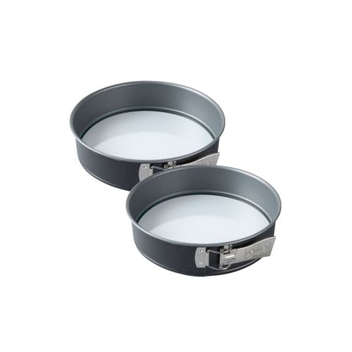 Ensemble De 2 Moules à Manqué à Charnière Fond En Verre 26 Cm Energy