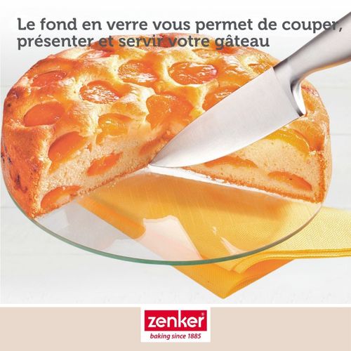 Ensemble De 2 Moules à Manqué à Charnière Fond En Verre 26 Cm Energy