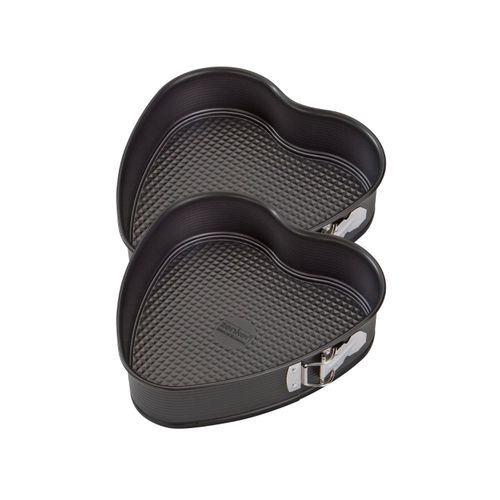 Ensemble De 2 Moules à Gâteau Cœur Avec Charnière 27 X 25 Cm Special Creative