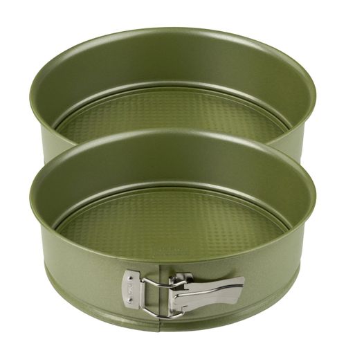 Ensemble De 2 Moules à Manqué à Charnière 26 Cm Green Vision