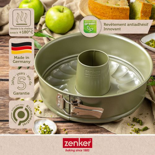 Ensemble De 2 Moules à Manqué Et à Savarin Double Fond 26 Cm Green Vision