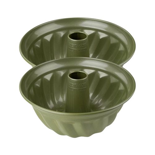 Ensemble De 2 Moules à Kouglof 25 Cm Green Vision