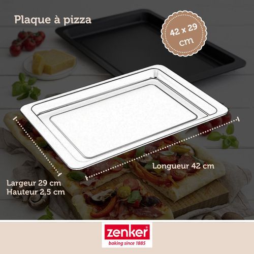 Ensemble De 2 Plaques à Pizza Rectangulaire 42 X 29 Cm Spécial Countries