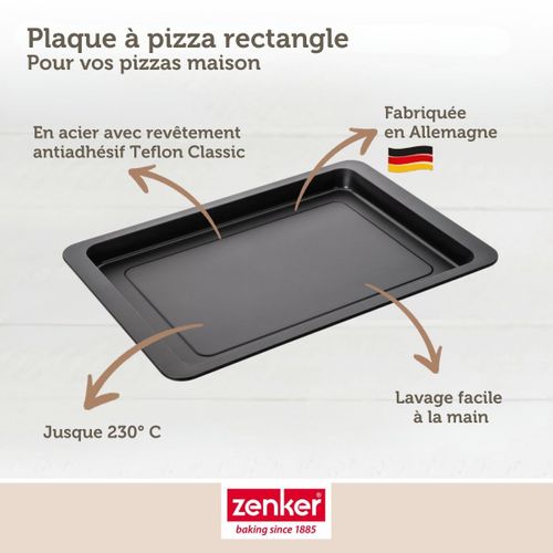 Ensemble De 2 Plaques à Pizza Rectangulaire 42 X 29 Cm Spécial Countries