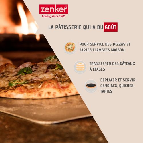Ensemble De 2 Pelles à Gâteau Ou Pelles à Pizza 28 Cm Smart Pastry