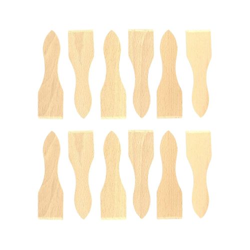 Ensemble De 12 Spatules à Raclette En Bois 13 Cm Wood Edition