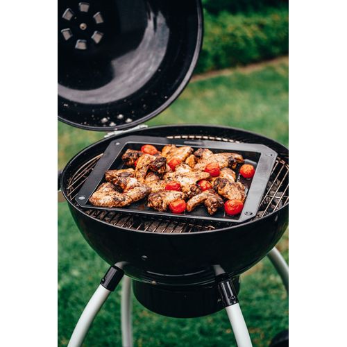 Ensemble De 2 Plaques Ondulée Et Perforée Pour Four En Tôle 38 X 33 Cm