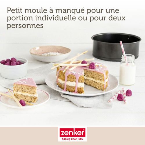 Set Pâtisserie Avec Mini Moule à Manqué 18 Cm, 2 Bols à Mixer Et 1 Spatule Zenker
