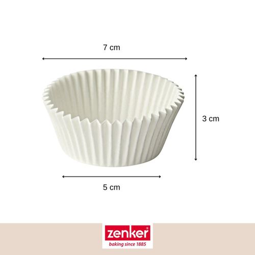 Set Pâtisserie Avec 75 Moules à Muffins En Papier, 2 Bols à Mixer, Verre Mesureur Et Spatule Zenker