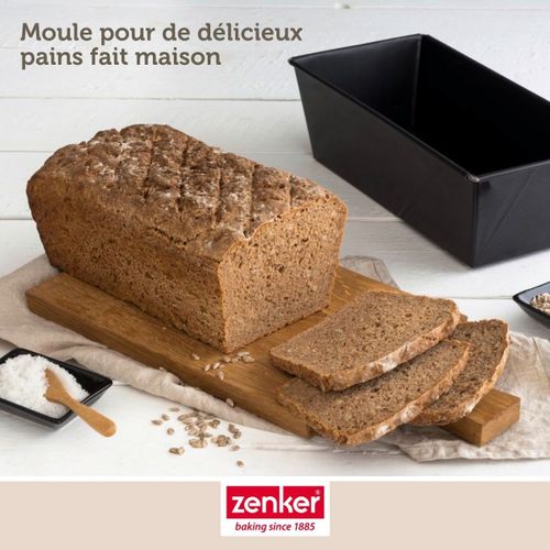 Set Pâtisserie Avec Moule à Pain 31 Cm, 2 Bols à Mixer, Verre Mesureur Et Spatule Zenker