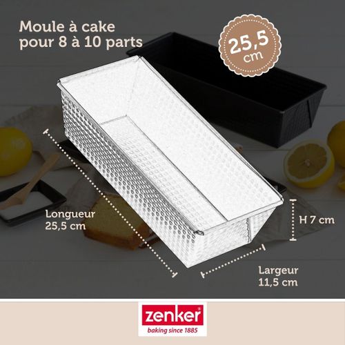 Set Pâtisserie Avec Moule à Cake 25,5 Cm, 2 Bols à Mixer, Verre Mesureur Et Spatule Zenker